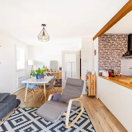 Chambre Calme Dans Un Lumineux Toulouse