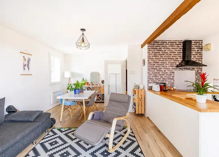 Chambre Calme Dans Un Lumineux Toulouse